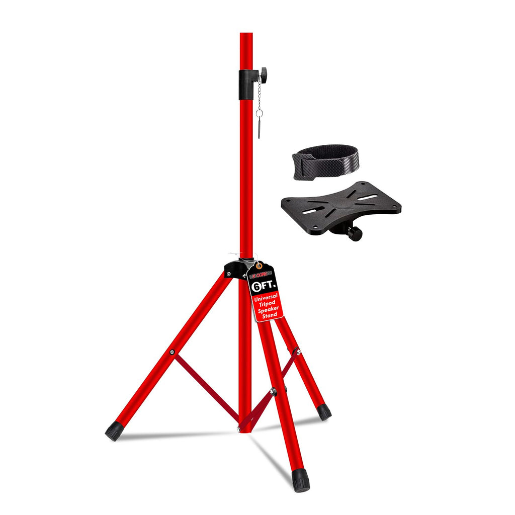 5 Core Speaker Stand Height Adjustable PA DJ Tripod Studio Monitor Stands w 35mm Compatible Insert
