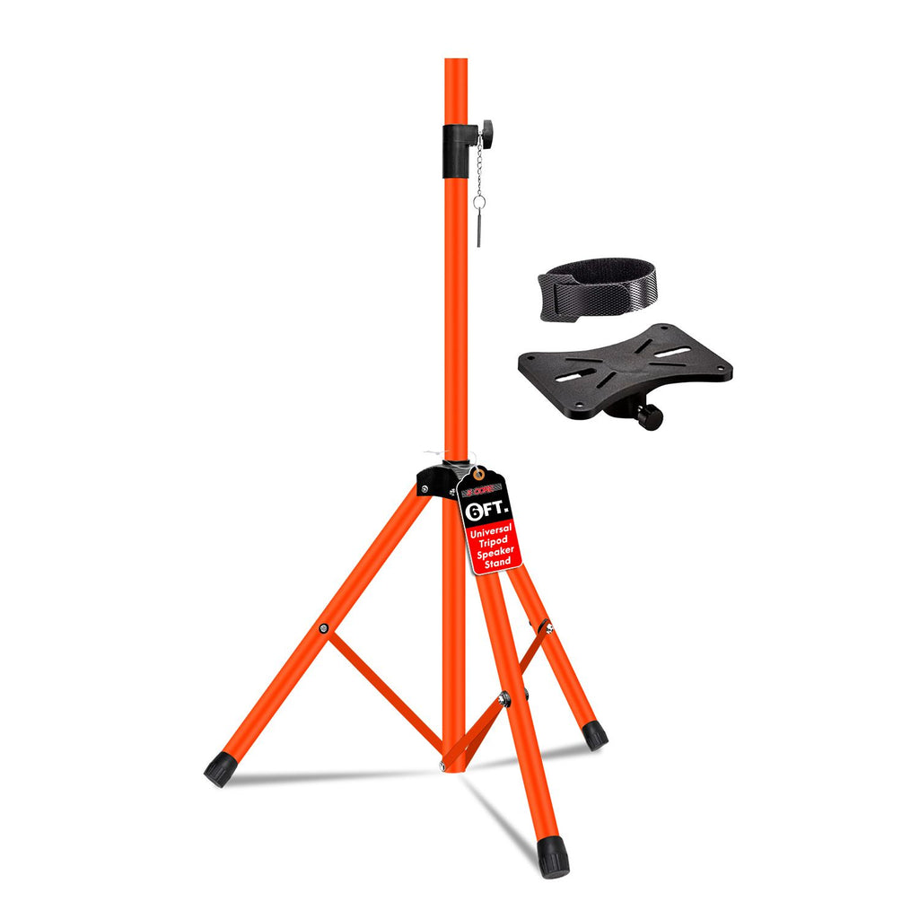 5 Core Speaker Stand Height Adjustable PA DJ Tripod Studio Monitor Stands w 35mm Compatible Insert