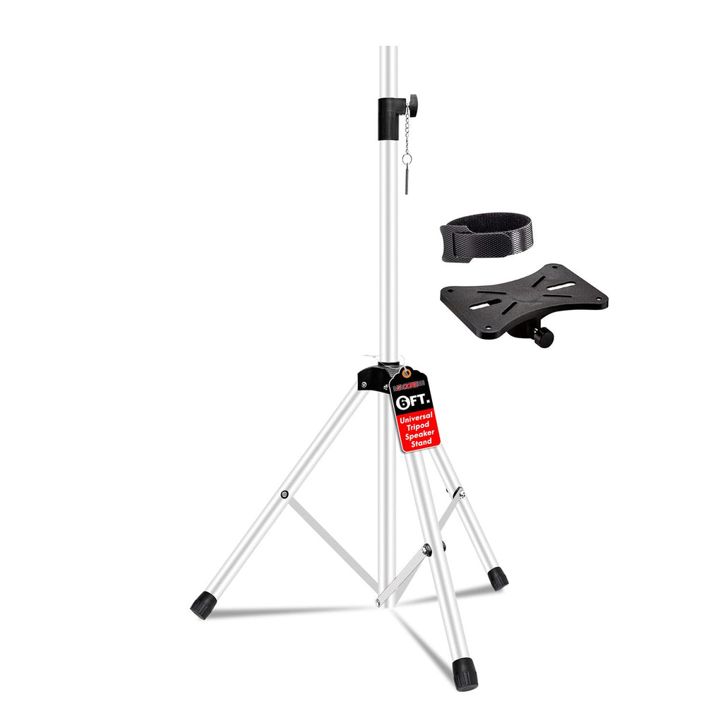 5 Core Speaker Stand Height Adjustable PA DJ Tripod Studio Monitor Stands w 35mm Compatible Insert
