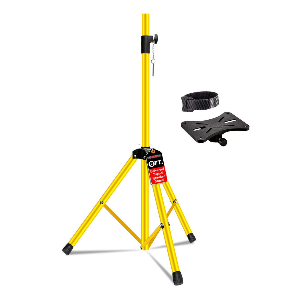 5 Core Speaker Stand Height Adjustable PA DJ Tripod Studio Monitor Stands w 35mm Compatible Insert