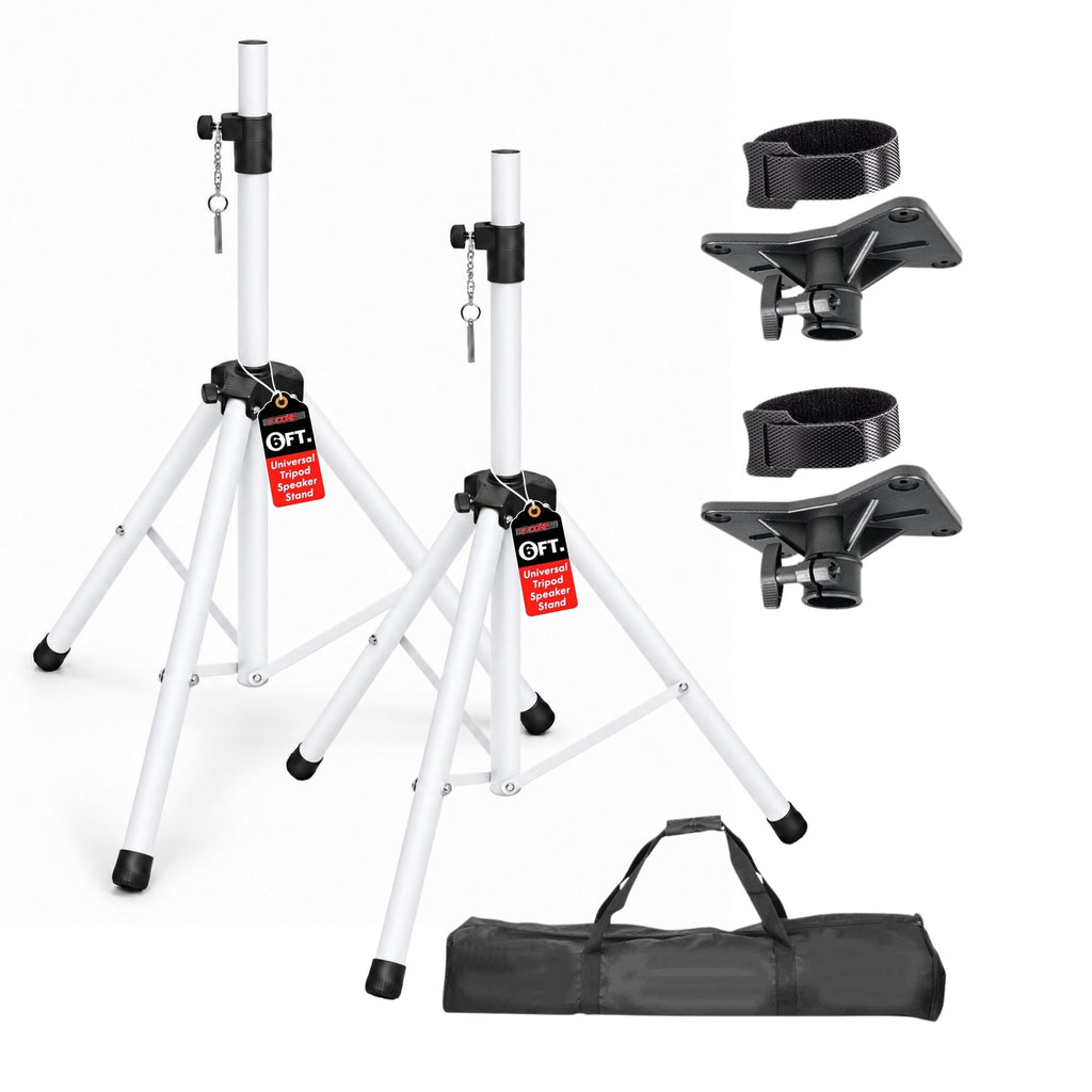5 Core Speaker Stand Tripod Floor Heavy Duty Adjustable Up to 72 Inch DJ Studio Monitor Stands Pole Mount