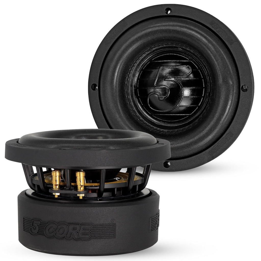 5 Core Subwoofer 6.5/ 8 Inch Dual 2/4 Ohm Car Audio Replacement Speaker