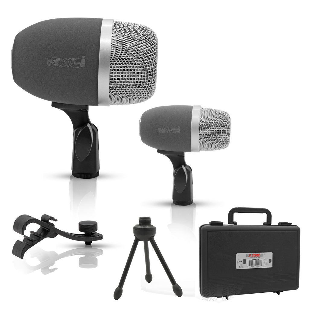 5 Core Tabla Mic Indian Instrument Microphone Set for Bayan & Dayan Dholak