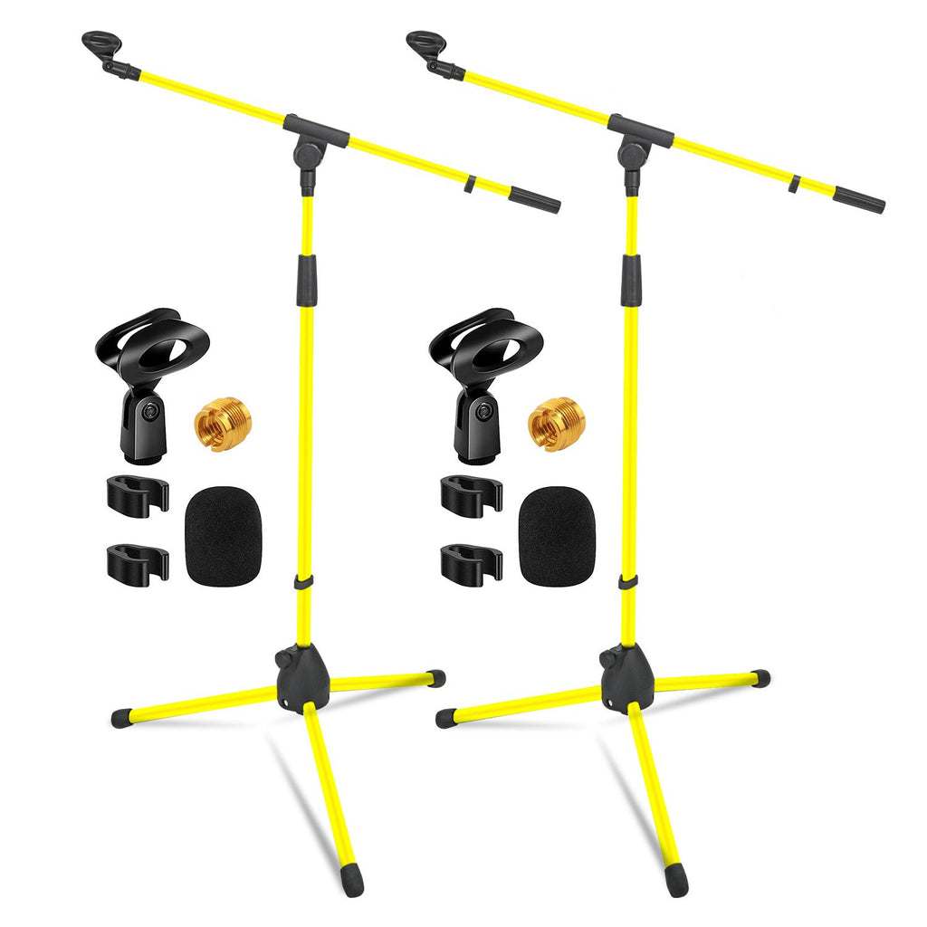 5 Core Tripod Mic Stand Floor 2Pcs Adjustable 18 to 72 Inches Sturdy Boom Arm Holder Microphone Stands Pedestal Para Microfono for Singing