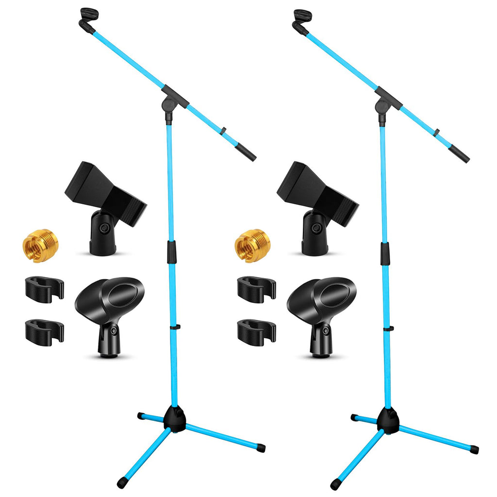 5 Core Tripod Mic Stand Floor 2Pcs Adjustable 18 to 72 Inches Sturdy Boom Arm Holder Microphone Stands Pedestal Para Microfono for Singing