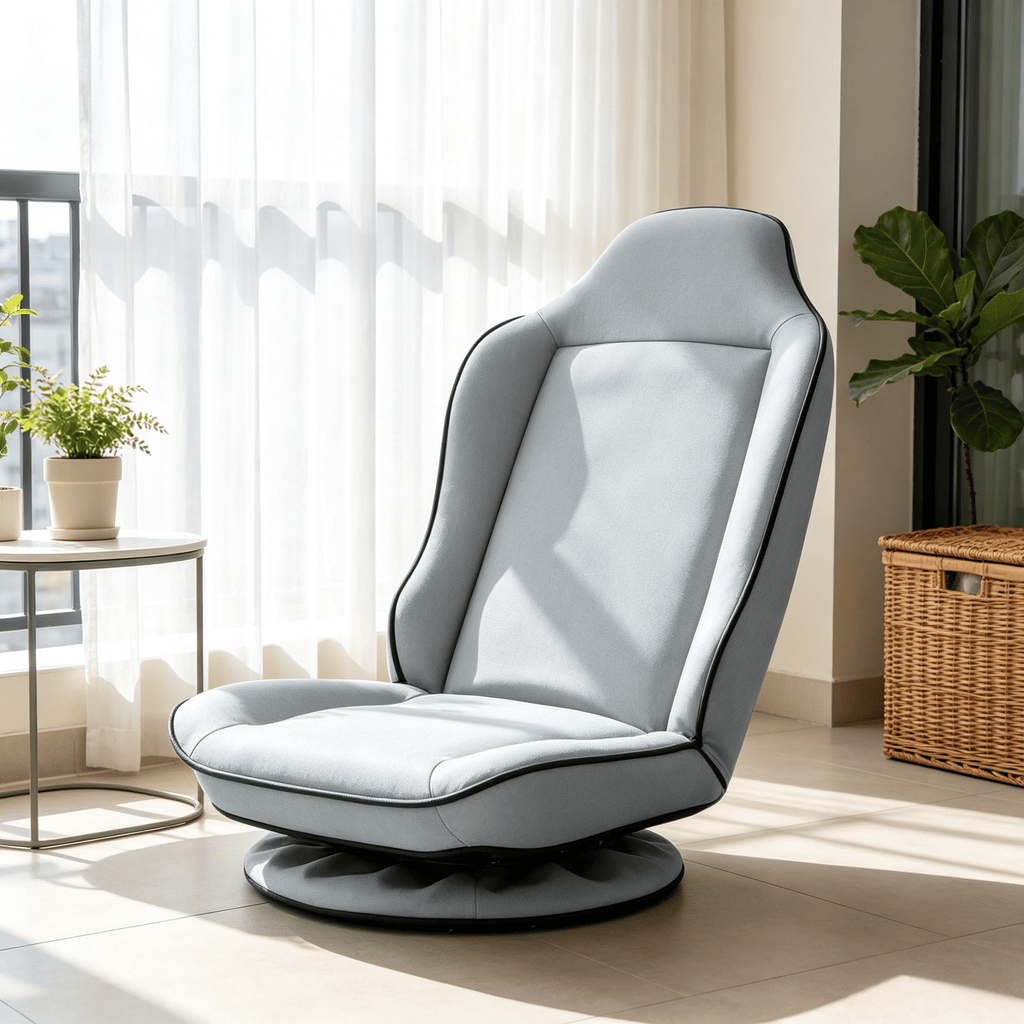 5-Level Adjustable Backrest 360° Swivel Floor Gaming Chair for Comfortable Gaming Experience