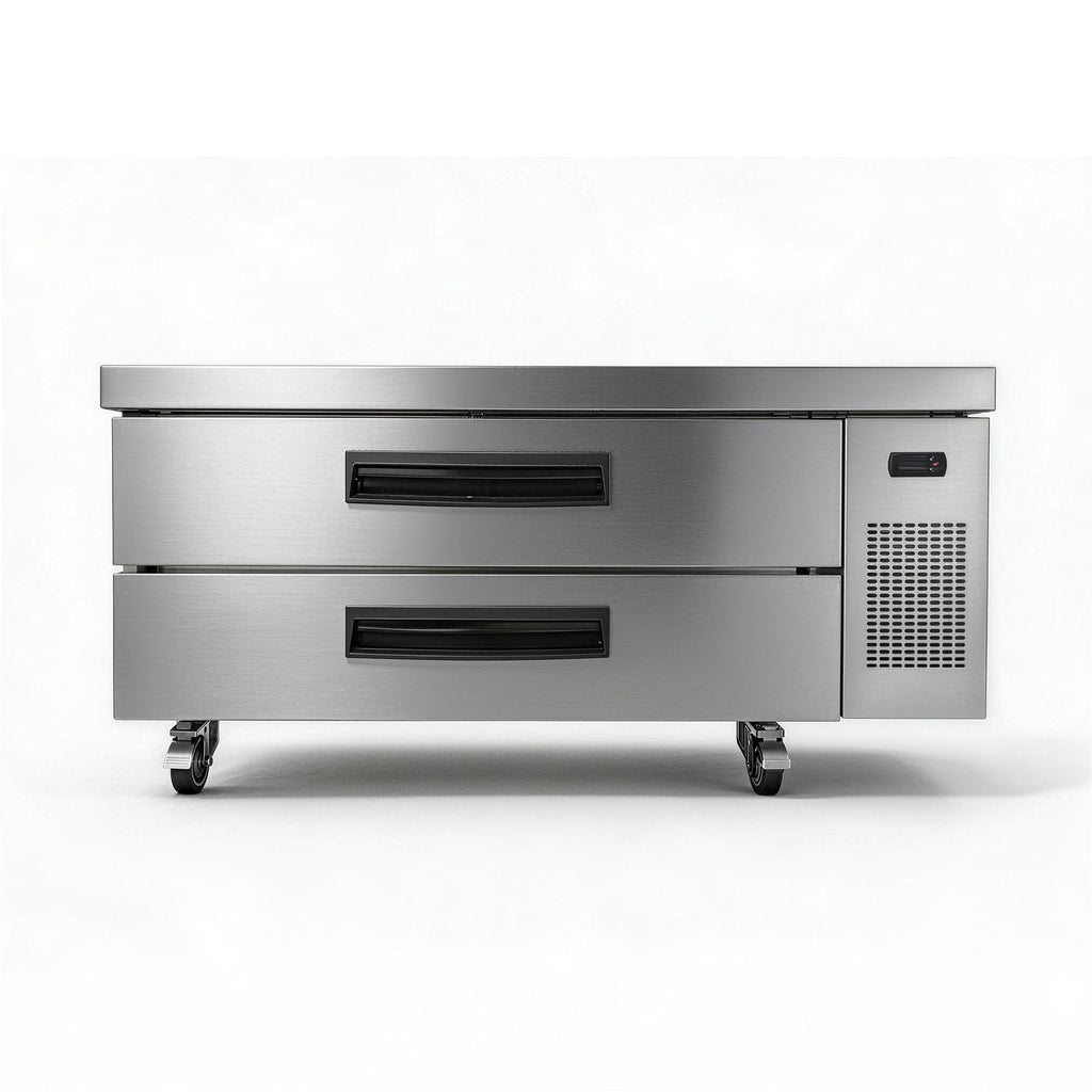 52" Refrigerated Chef Base 2 Drawer Undercounter Refrigerator 10.6 Cu Ft 32 46F Ventilated Cooling R290 ETL DOE