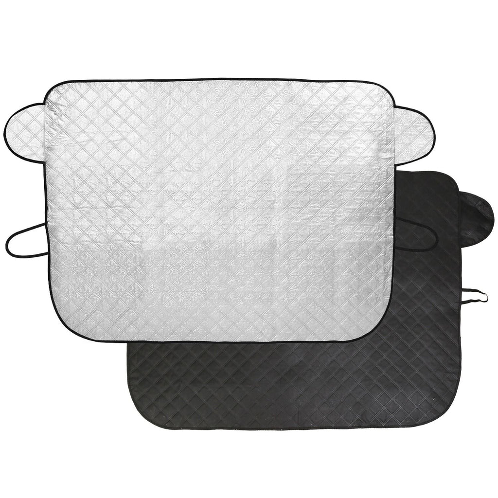 57.87x44.5In Car Windshield Snow Cover Wind-Proof Magnetic Car Windscreen Cover