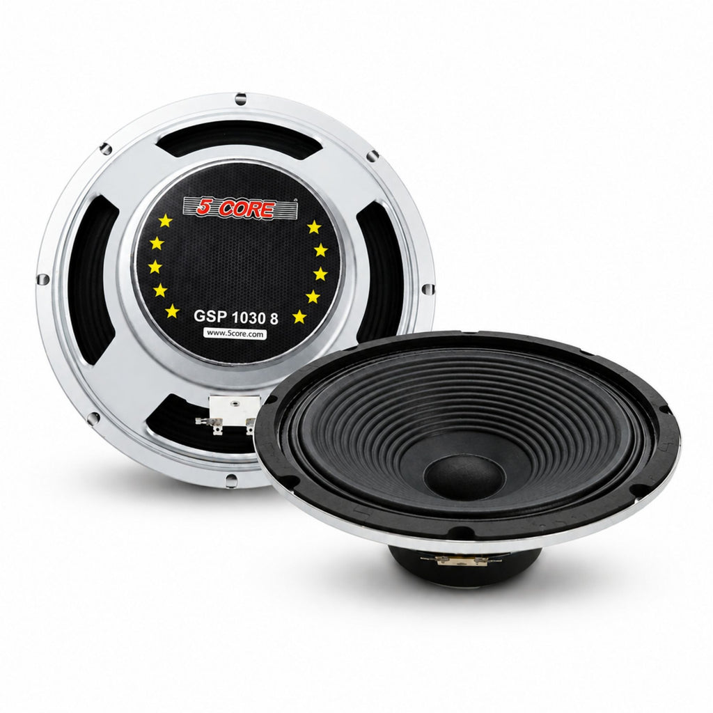 5Core 10" Guitar Speaker 300W 4/8/16 Ohm 40Oz Magnet 2" VC Amplifier Cabinet Driver