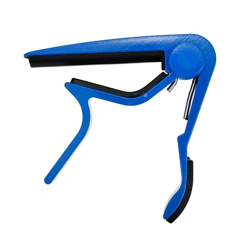 5CORE Capo Acoustic Electric Guitar 6 String Quick And Easy Adjustment Classic Clip - Banjo Mandolin Or Ukulele Capotraste Para Guitarra - CAPO BLUE 1Pc