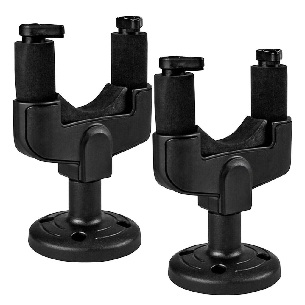 5Core Guitar Wall Mount Hanger Hook Metal Base Soft Padding Adjustable Rotatable Holder