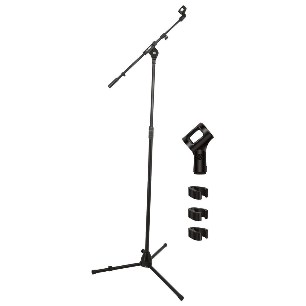 5Core Microphone Stand 1PC/2Pcs Floor Adjustable 82" w Telescoping Boom Arm