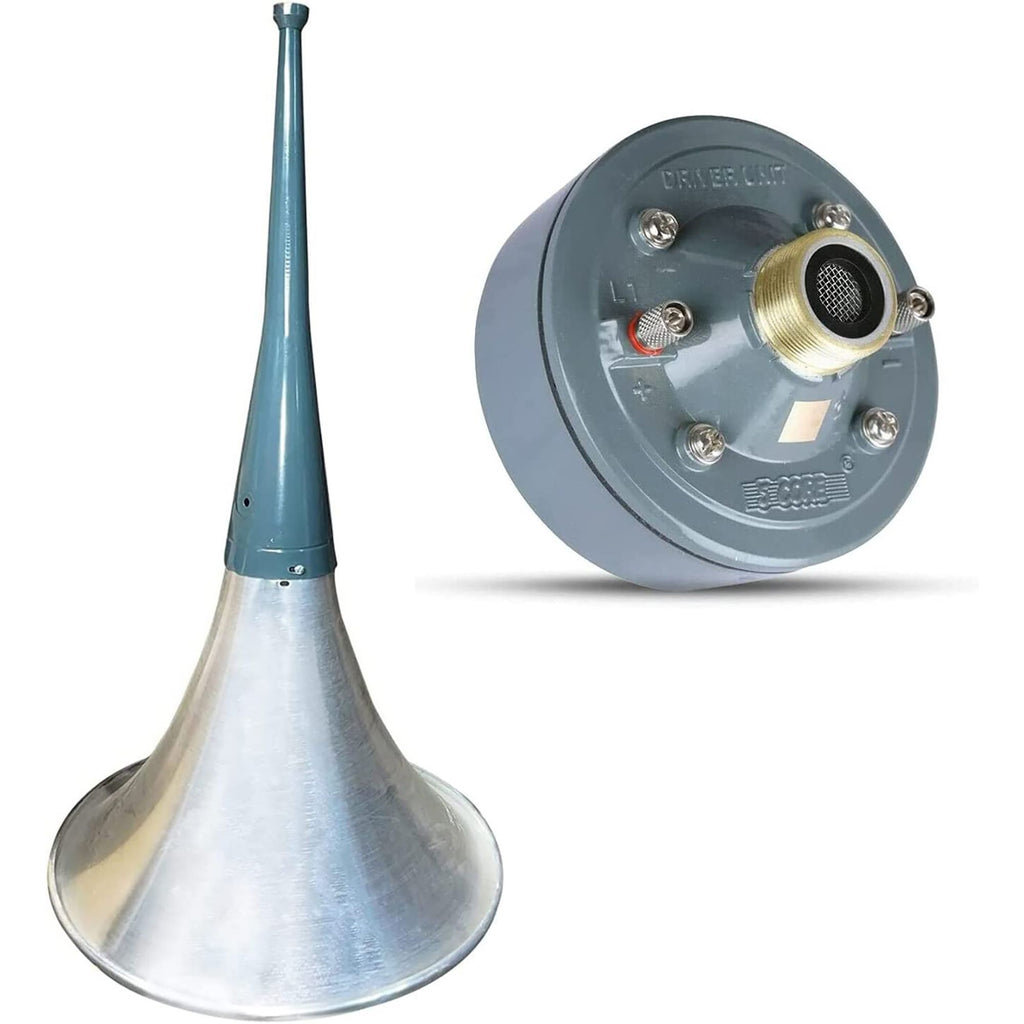 5Core PA Horn Speaker Set 2" Compression Driver Weatherproof Aluminum Body 18 TPI Thread