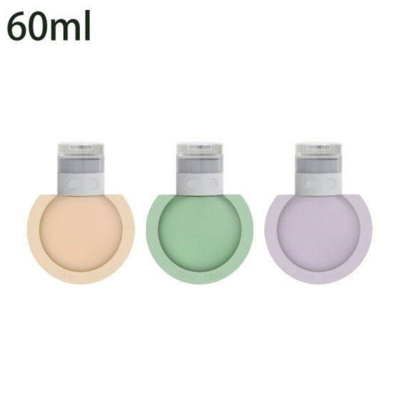 60ml Travel Refillable Bottles, Leak-proof Squeeze Cosmetic Containers for Shampoo Lotion Skincare