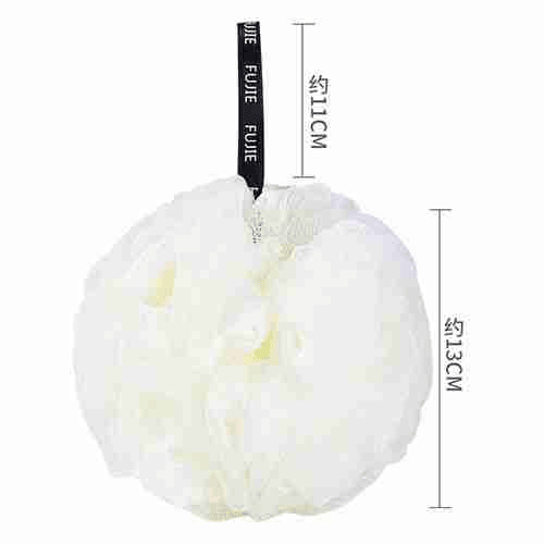 70g Loofah Sponge for Women and Men, Exfoliating Bath Body Scrubber, Large Mesh Pouf Sponge
