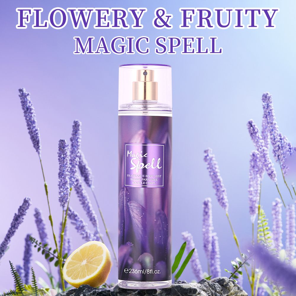 8 Fl.Oz/ Hair And Body Mist for Women, Floral Scented Spray, Refreshing Body Mist, Enduring Fragrance, Ideal for Everyday Use, Dates, Celebrations, And Gifting