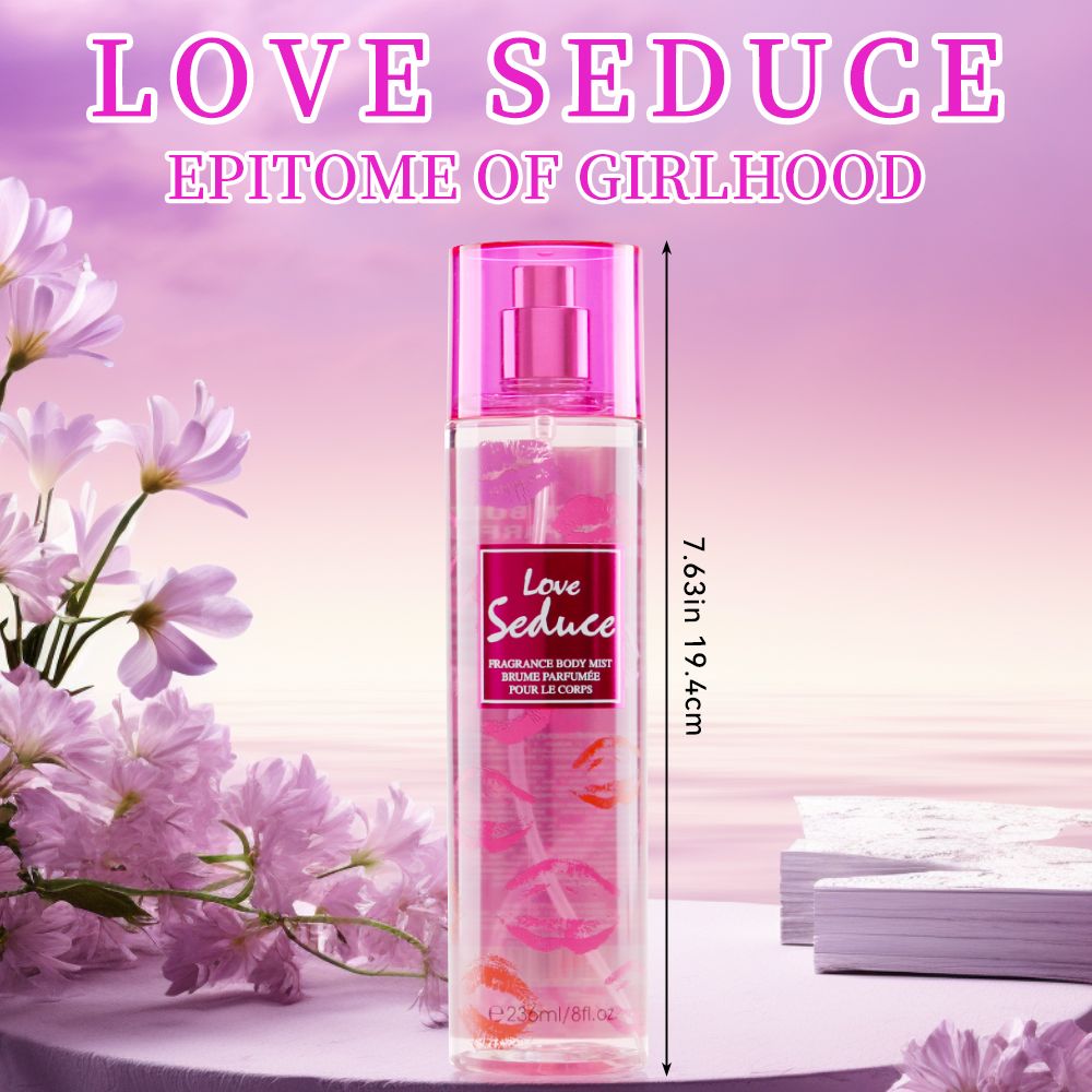 8 Fl.Oz/ Hair And Body Mist for Women, Floral Scented Spray, Refreshing Body Mist, Enduring Fragrance, Ideal for Everyday Use, Dates, Celebrations, And Gifting