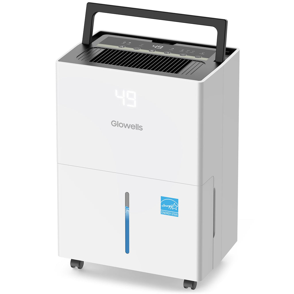 80 Pints Energy Star Dehumidifier for Home, 5500 Sq.Ft Basement Dehumidifier with Drain Hose for Large Room Bathroom Bedroom, Compressor Dehumidifiers with Smart Humidity Control, Auto Defrost