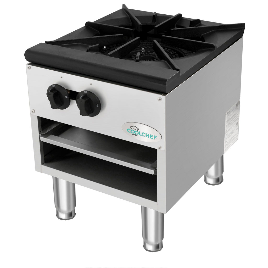 80,000 BTU Commercial Gas Stock Pot Range 1 Burner NG LP