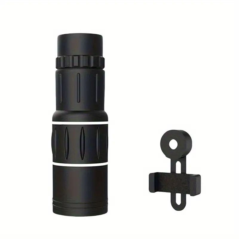 8X 42mm Telescope, Mini Portable, Professional Optical Telescope, Suitable for Camping, Hiking, Bird Watching, Educational Science Toys, Black, ABS Resin Body