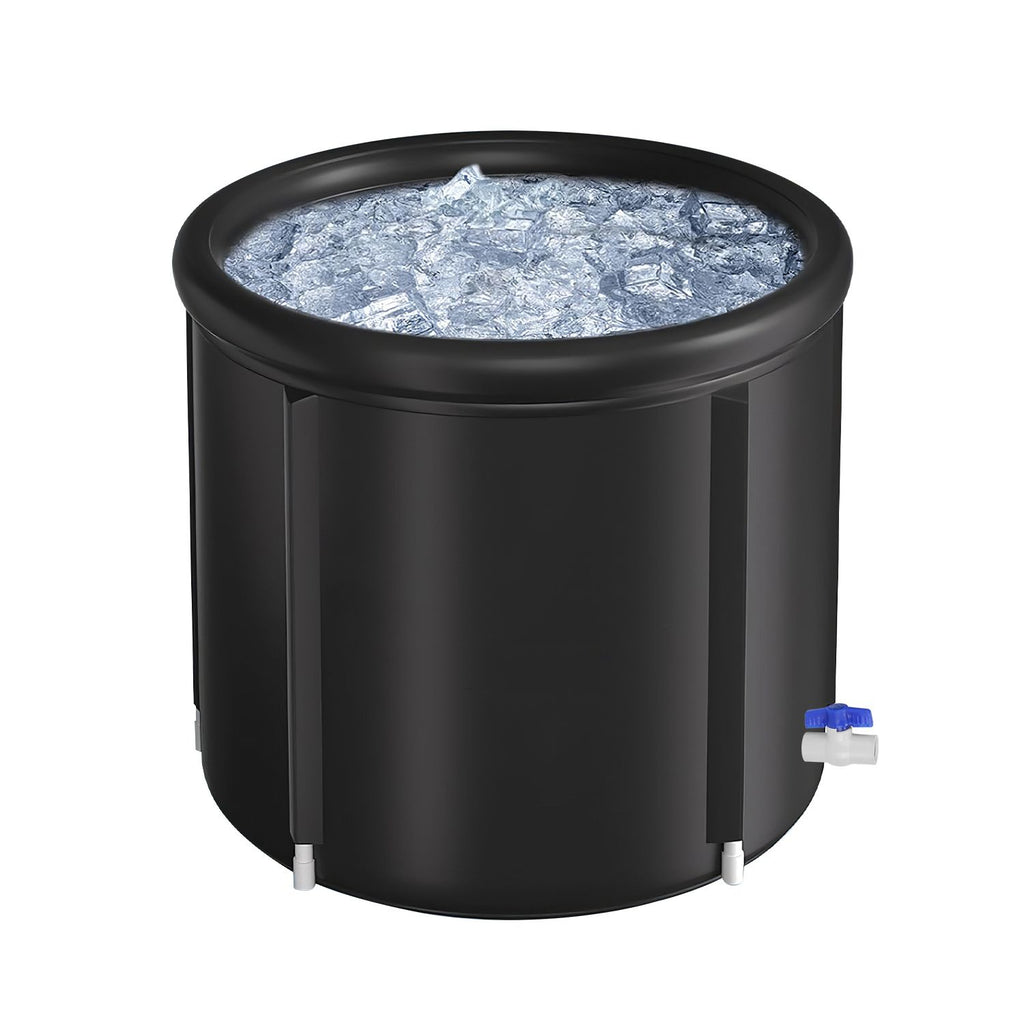 97Gal Large Size Ice BathTub with Cover for Adults Athletes Recovery Cold Water Therapy Outdoor Portable Cold Plunge Tub 660LBS Load Capacity 33.46x29.52'
