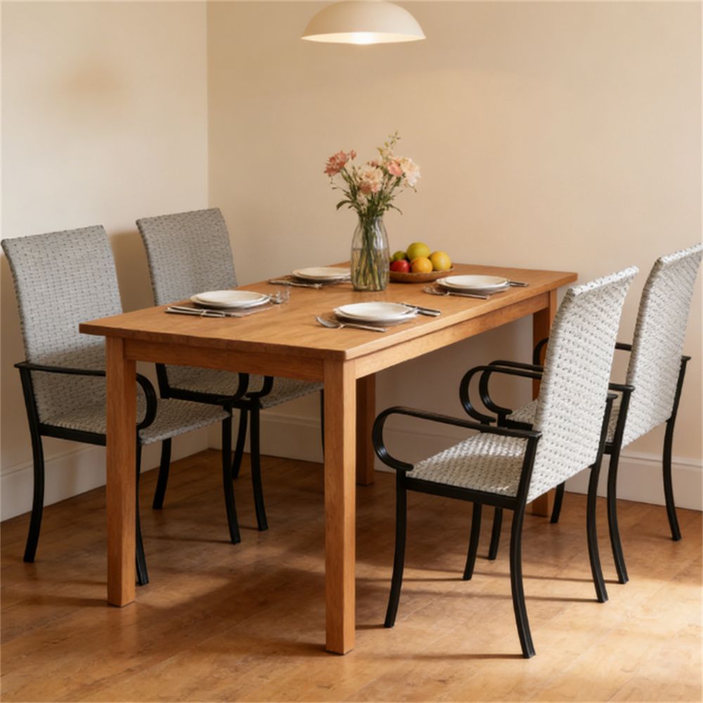 A set of 4 dining chairs, armchair, armchair, living room chair, gray (chair only)
