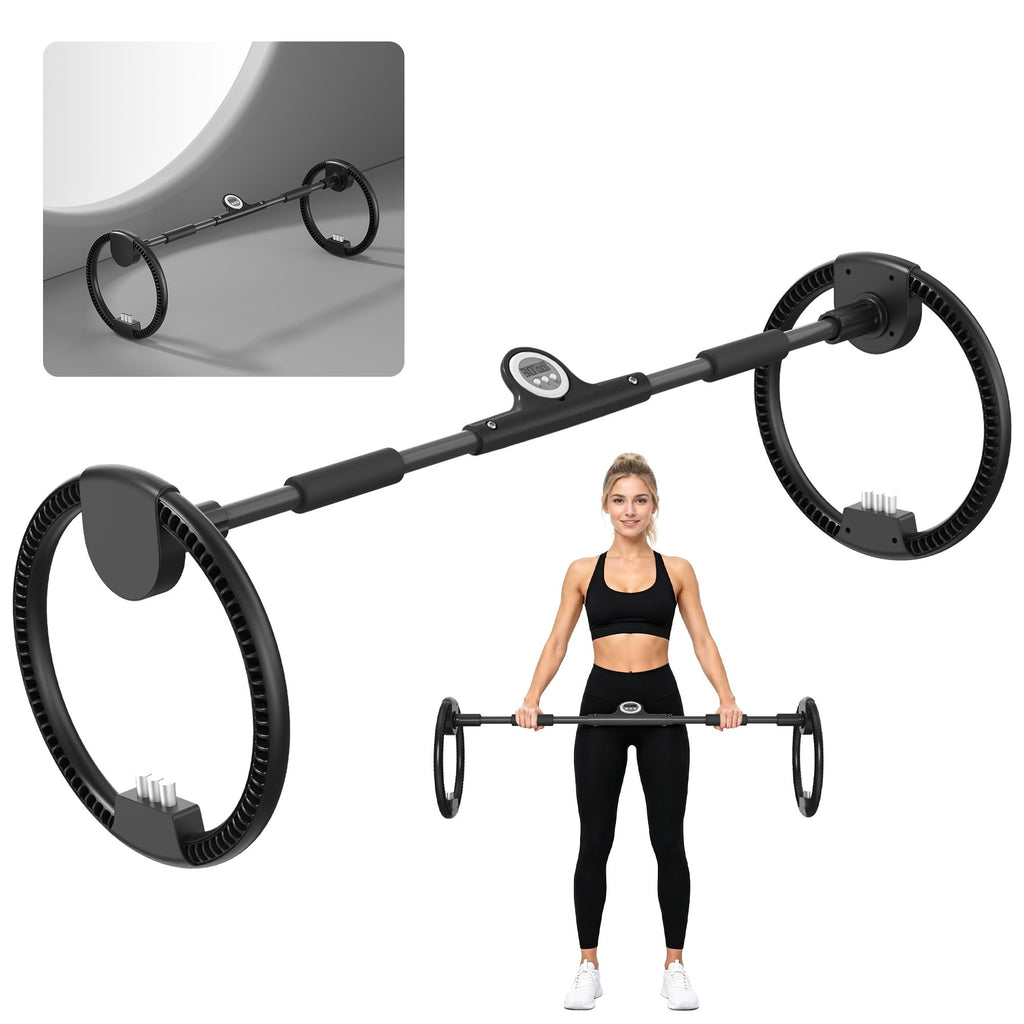 Adjustable Arms Exercise Wheel, Portable Forearm & Wrist Training Big Swing Wheel Trainer