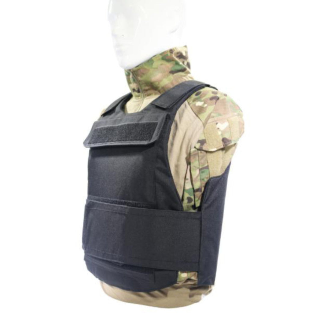 Adjustable Training Vest Carrier with Front and Back Insert Pockets, Wide Waist Strap and Hook-and-Loop Panels for Fitness, Rucking and Outdoor Workouts, Black