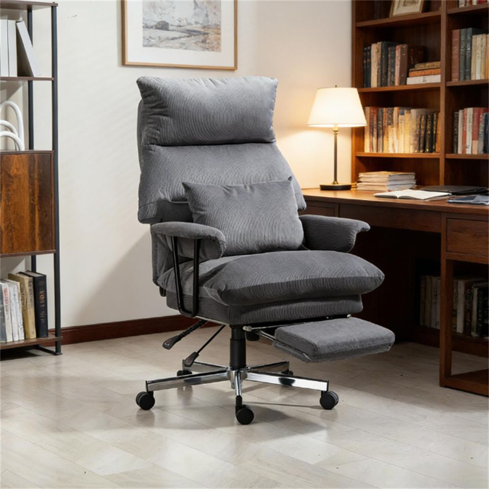 Administrative office chair, computer chair, lounge chair, gray