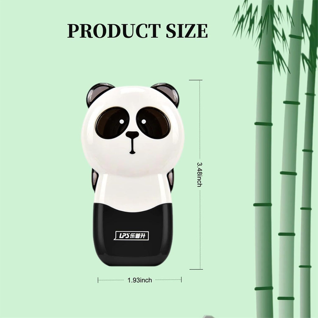 Aesthetic and Cute Panda-Shaped White Errors Out Correction Tape, 39.37ft (12m) Each, 3-Count Pack, Easy to use, Dry Instantly, Clean and Tear-Resistant Tape Office or School Supplies