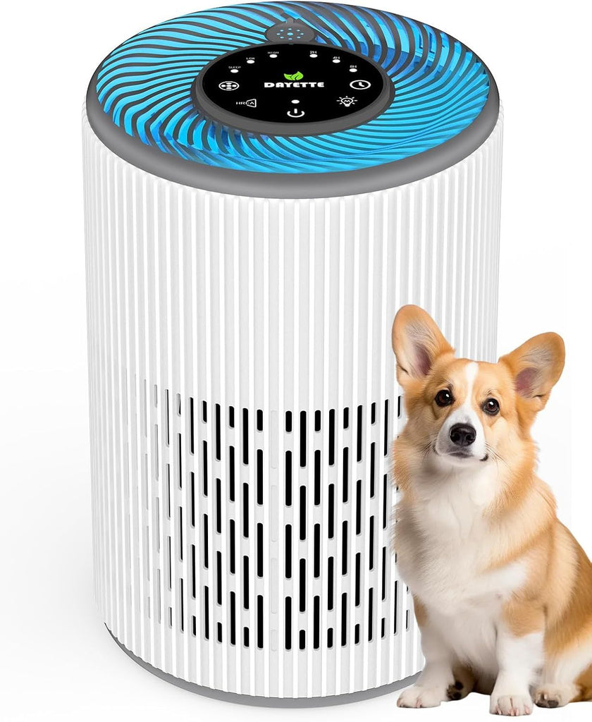 Air Purifier for Home Large Room up to 1300 sq ft, H13 Air Purifiers for Bedroom Pets with Fragrance Sponge, Remove 99.97% Smoke/Pet Dander/Pollen, Quiet 20dB Sleep Mode
