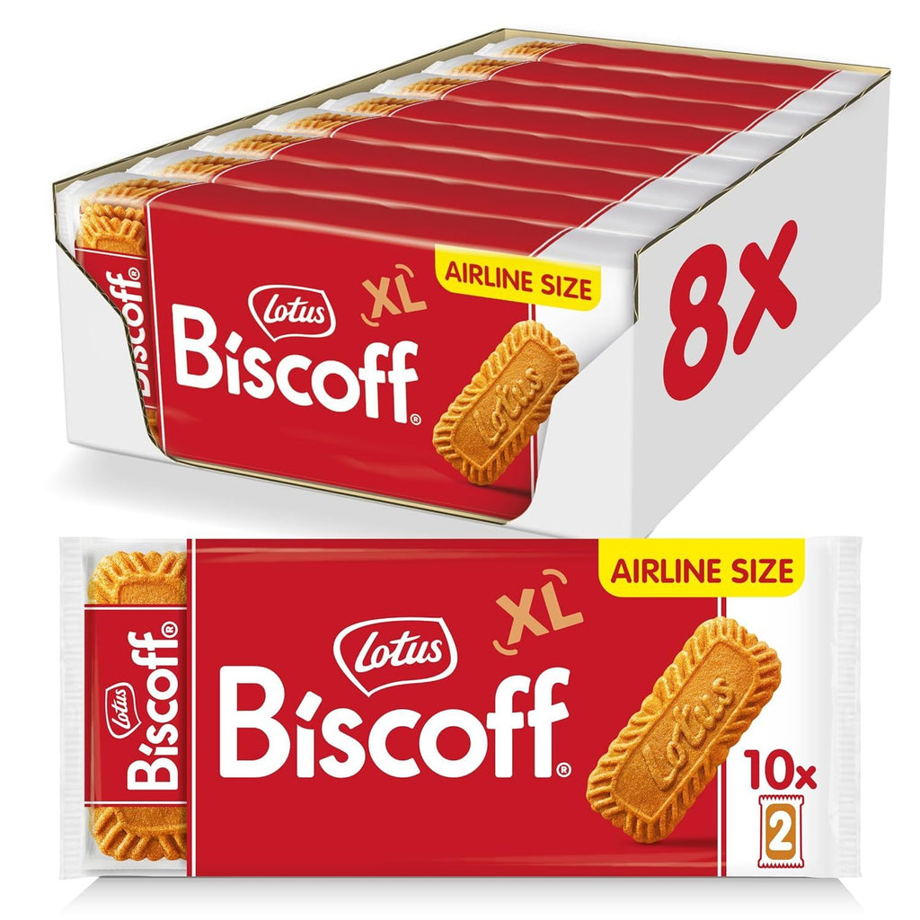 Airplane Cookies, Caramelized Biscuit Cookies, Two-Pack (80 Count), Vegan