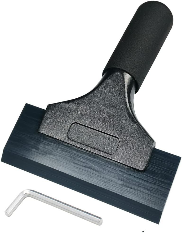 All purposed Silicone Rubber Squeegee for Car Vinyl Wrapping, Window Tint Film Installation, car Decal Tool. Car Window Snow/ice Cleaning, Home Glass/Mirror/Window Cleaning