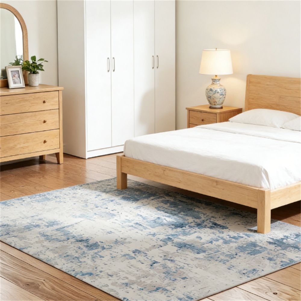 Area carpet, machine washable carpet, floor carpet, room carpet, suitable for living room, bedroom, dining room, blue