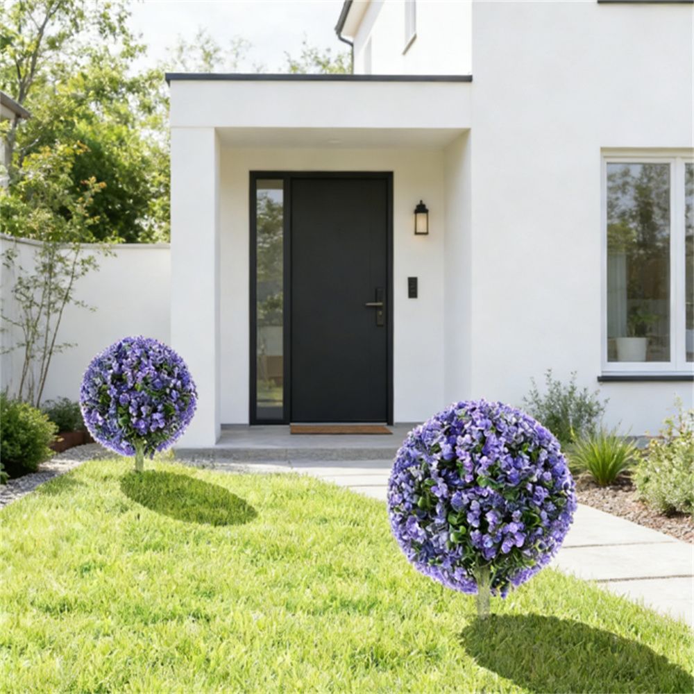 Artificial ball eucalyptus pruning, artificial plants, simulated plants, decorative trees