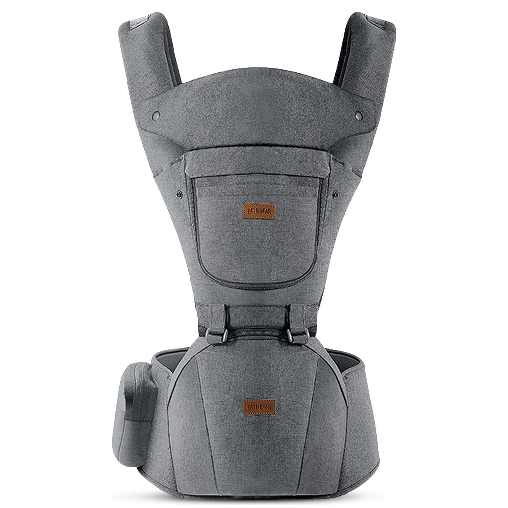 Baby Carrier with Hip Seat, Baby Carrier Newborn to Toddler up to 44lbs, 6-in-1 Ways to Carry, All Seasons, Adjustable Baby Holder Carrier for Breastfeeding