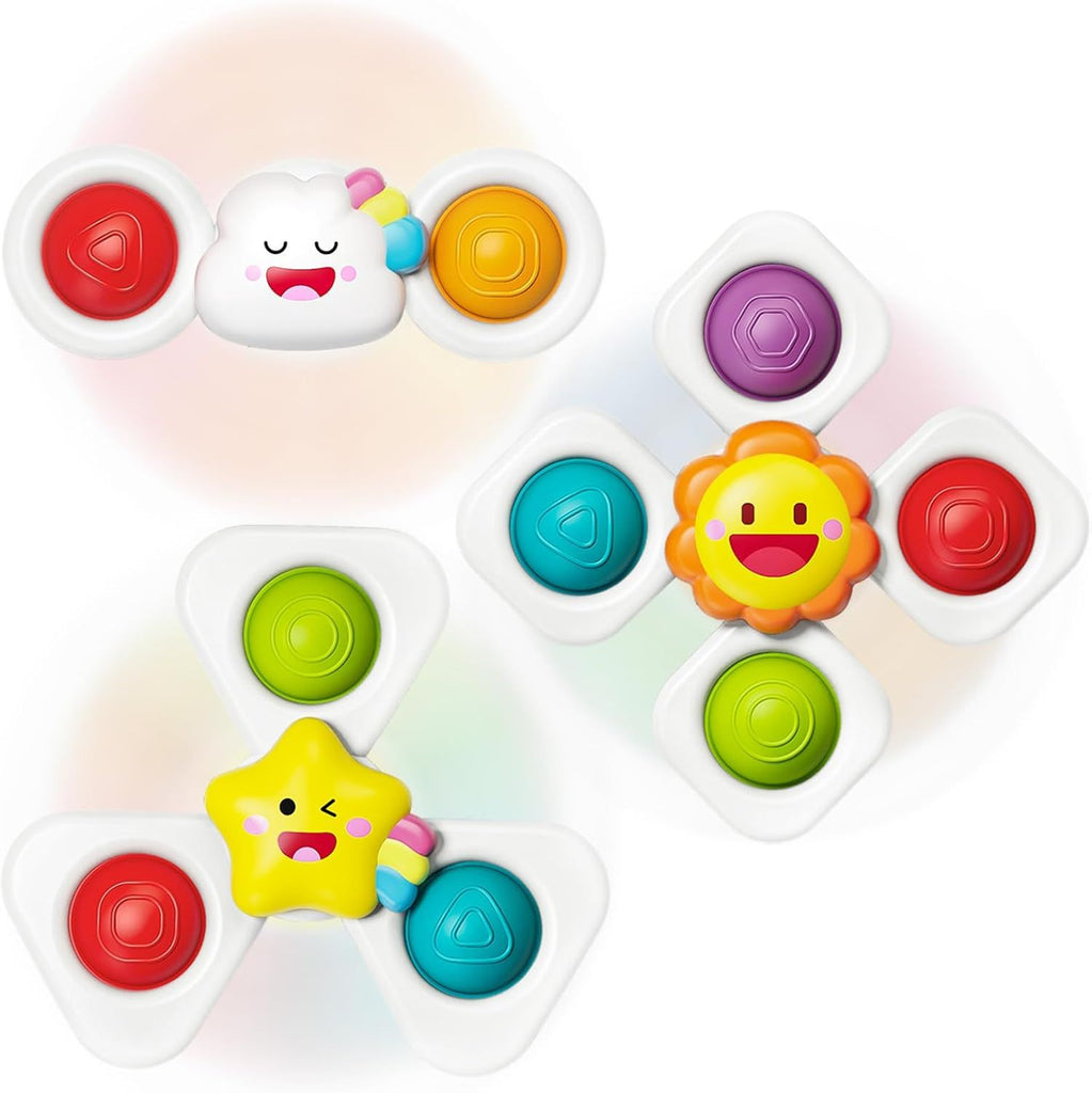 Baby Toys 0-6-12-18 Months,Suction Cup Spinner Toys,Baby Bath Toys for Boy&Girl