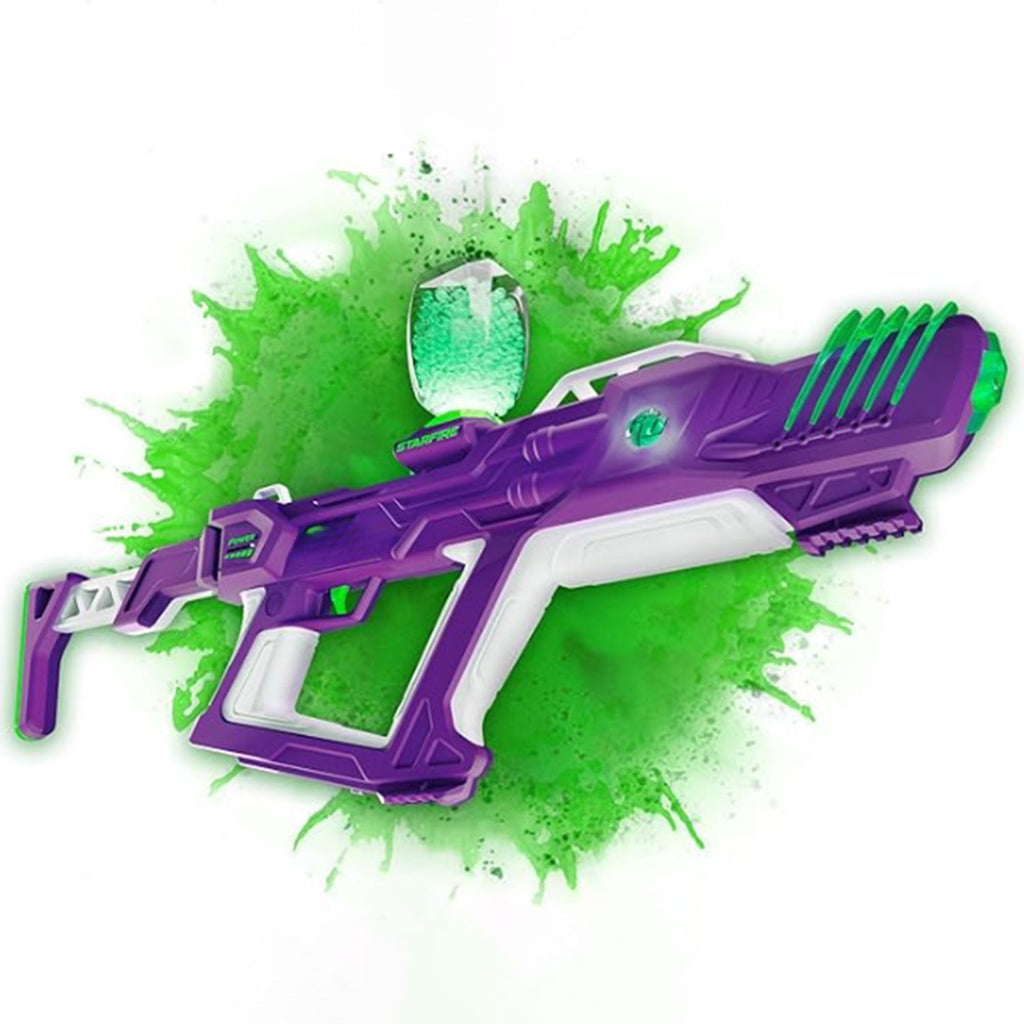 Ball Blaster Glow-in-The-Dark Blaster Toy High Performance Splat Gun Toy with 6000 Gellets 170-250 FPS 150FT Range Semi, Full-Auto, Triple Burst Modes for Ages 14+