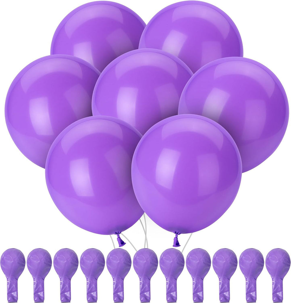 Balloons, 12 Inch, 54 Pack, Purple, Party Balloons