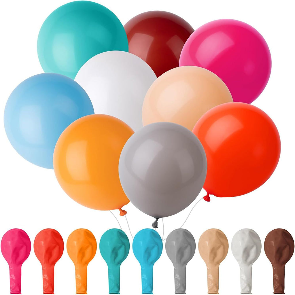 Balloons, 54 Pack, Assorted Colors, Party Balloons