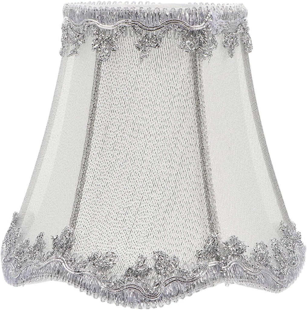 Baluue Clip on Lamp Shade Small Lampshade Burlap Chandelier Shades