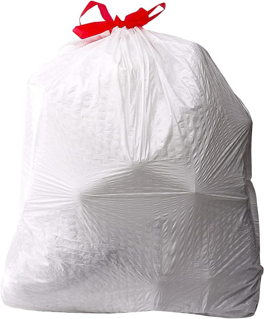 Basics Flextra Tall Kitchen Drawstring Trash Bags, 13 Gallon, 120 Count