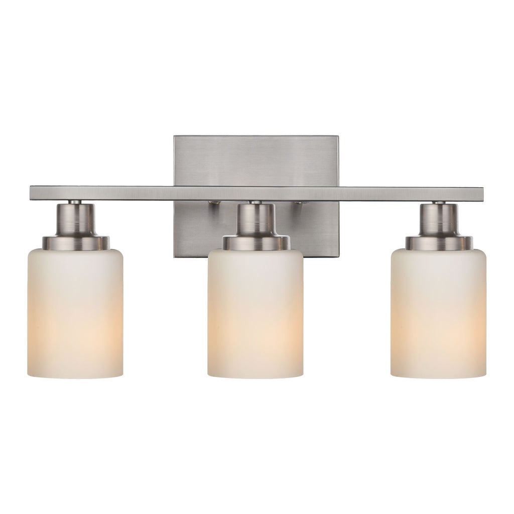 Bathroom Light Fixtures Brushed Brass 6-Light Bathroom Vanity Light, Modern Bathroom Lights Over Mirror with Milky White Glass Shade, Bathroom Wall Sconces Vanity Lighting Fixtures for Bedroom Hallway