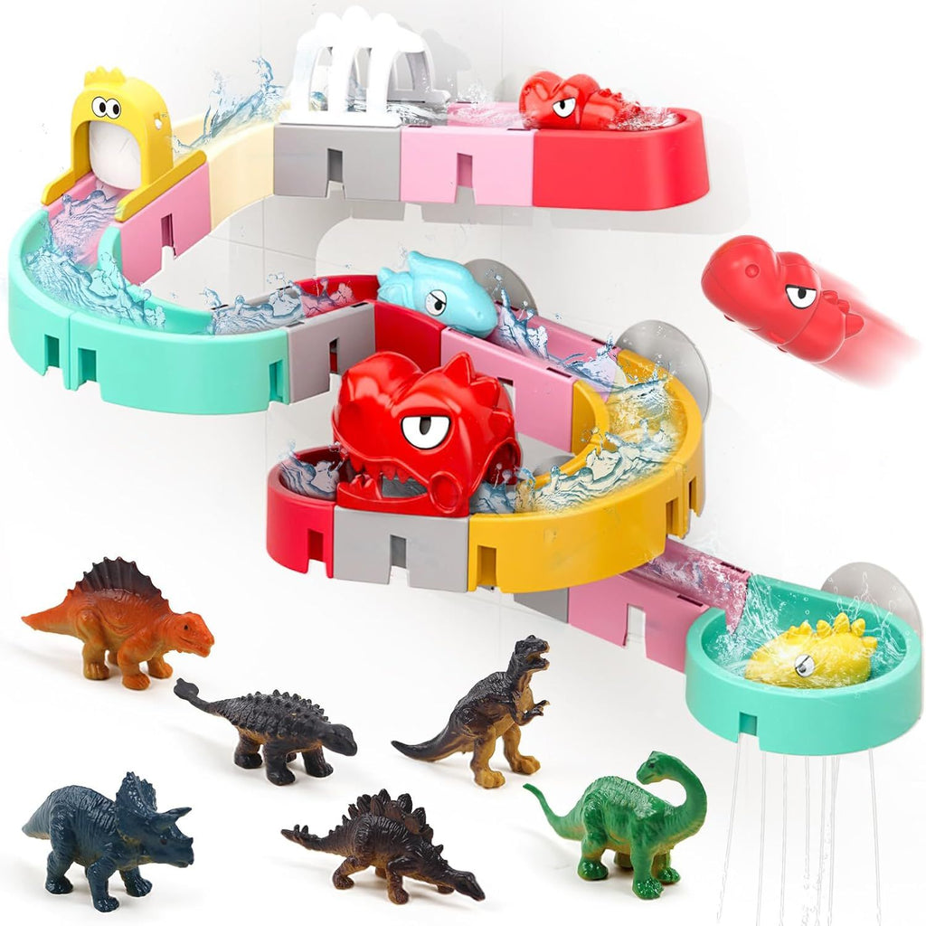 Bathtub Shower Toys DIY Water Slides Tracks Mold Free Toddler