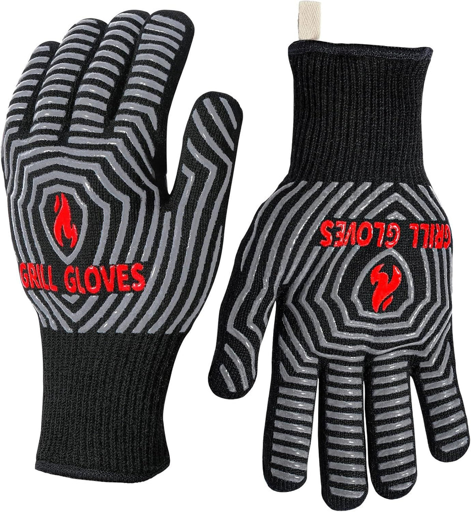 BBQ Gloves Oven Gloves Grilling Gloves Silicone Non Slip Oven Mitts Kitchen Gloves