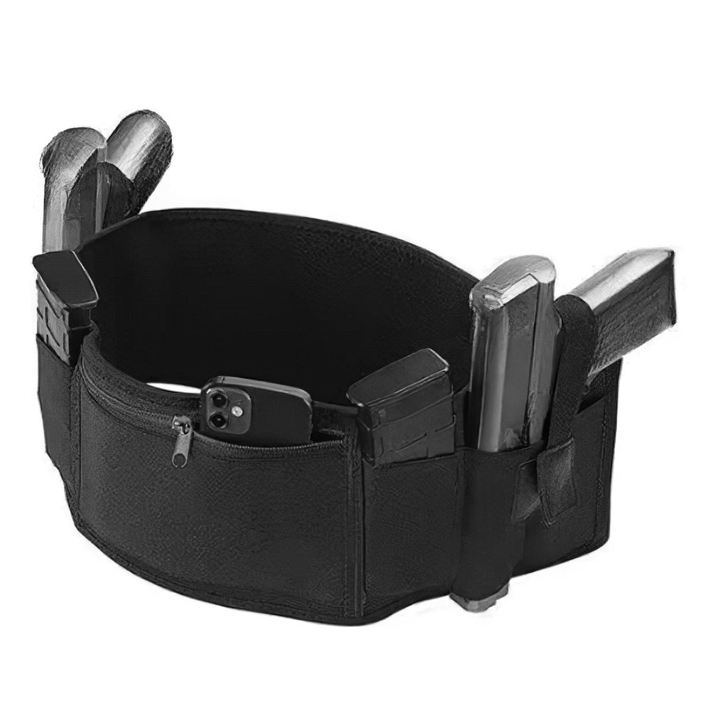 Belly Band Holster For Concealed Carry Unisex Waistband Holster For Man Woman Right Left Hand Draw Fit For Smith and Wesson, Shield, Glock 19, 17, 42, 43, P238, Ruger LCP