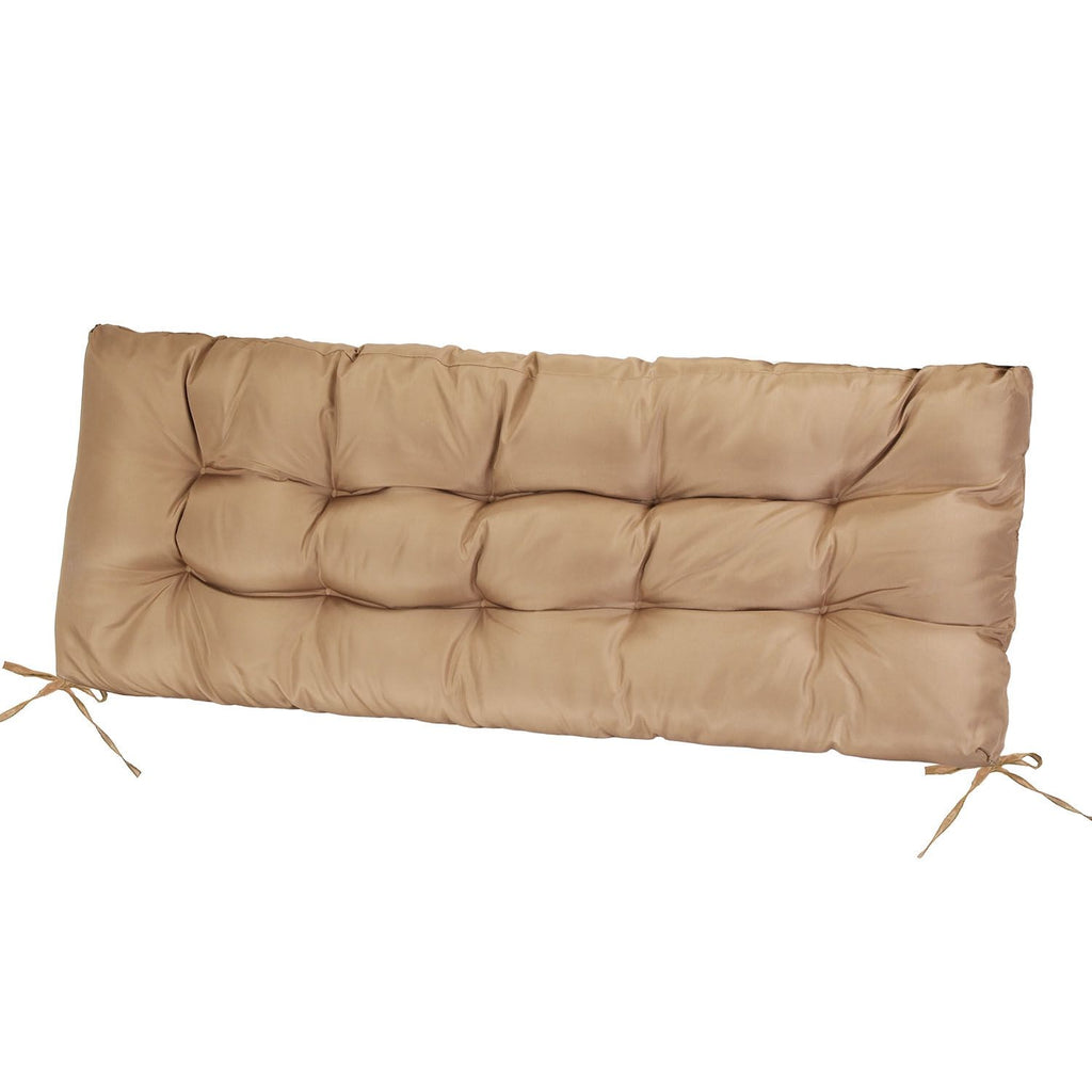 Bench Seat Cushion For Indoor Outdoor Furniture Non Slip Long Chair Cushion with Ties Strap Waterproof Swing Cushion 51.18x19.68IN For Garden Patio Balcony Entryway