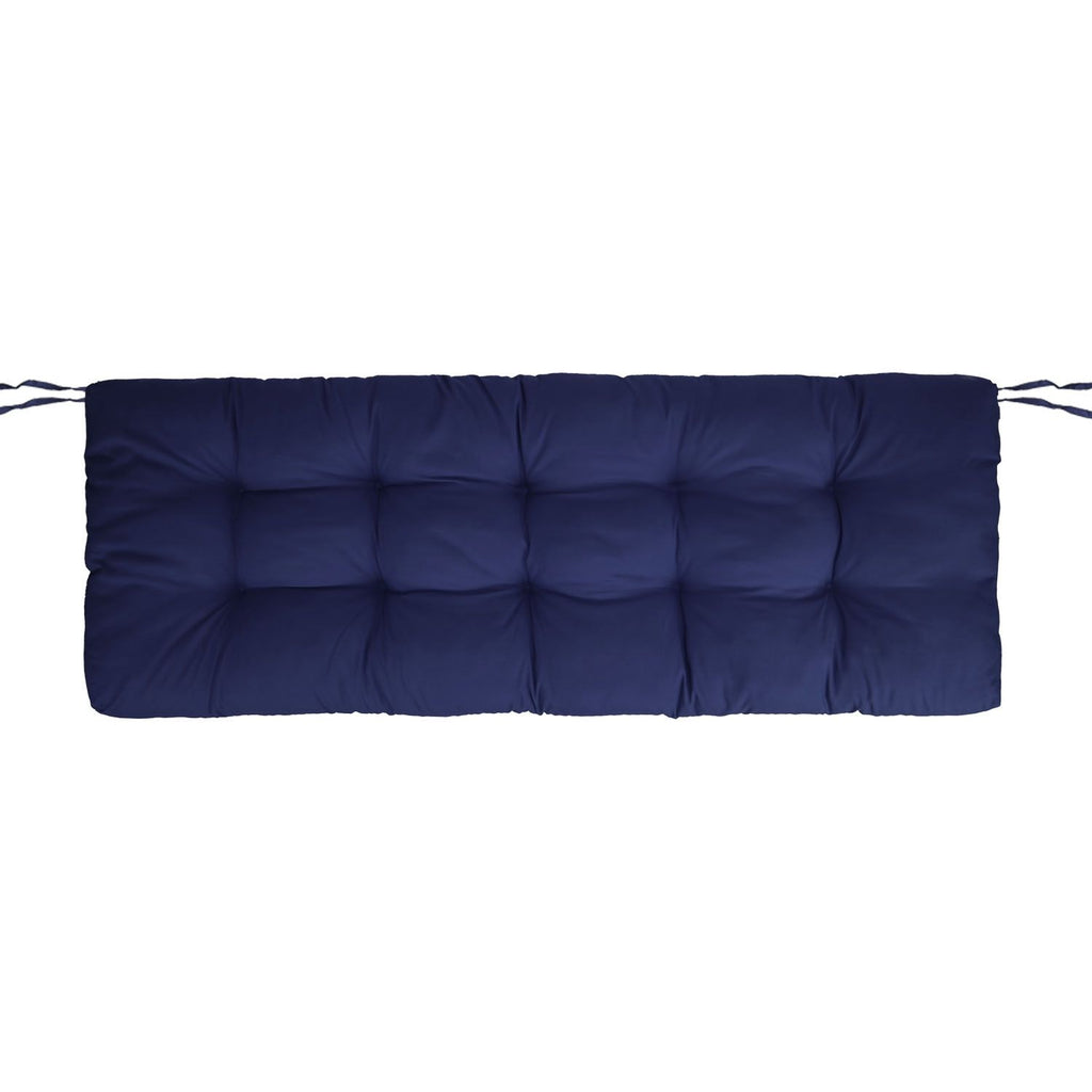 Bench Seat Cushion For Indoor Outdoor Furniture Non Slip Long Chair Cushion with Ties Strap Waterproof Swing Cushion 51.18x19.68IN For Garden Patio Balcony Entryway