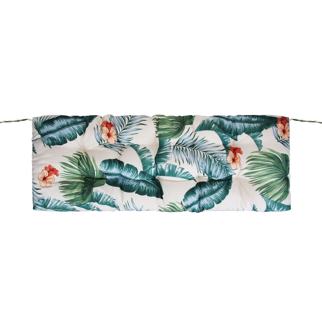 Bench Seat Cushion For Indoor Outdoor Furniture Non Slip Long Chair Cushion with Ties Strap Waterproof Swing Cushion 51.18x19.68IN For Garden Patio Balcony Entryway