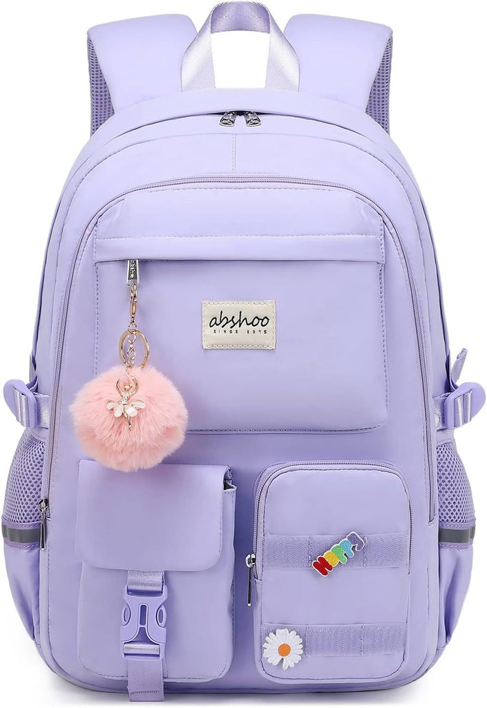 Big Student Laptop Backpack For College Women Middle High School Teen Girls Bookbag Travel Daypack